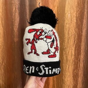 Vintage Ren & Stimpy Show beanie hat